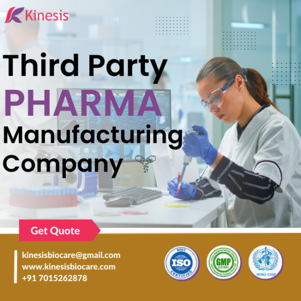 Top Third Party Pharma Manufacturing Company In India Kinesis Biocare